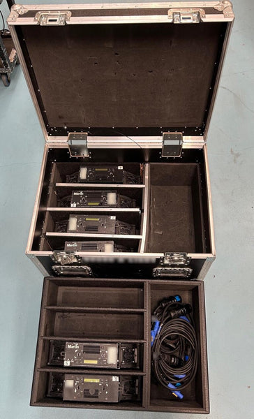 Martin Stagebar 54S (6) LED Battens with Flight Case – Kit