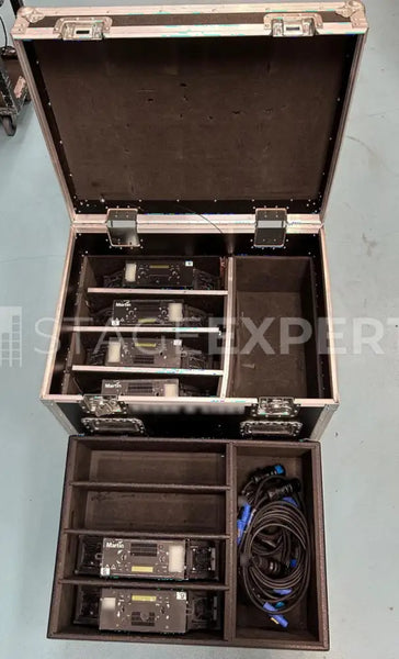 Martin Stagebar 54S (6) LED Battens with Flight Case – Kit
