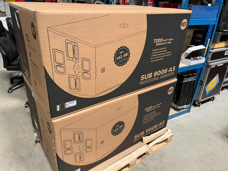 RCF SUB 9006 Sets – Subwoofer with Rain Protection & Cover