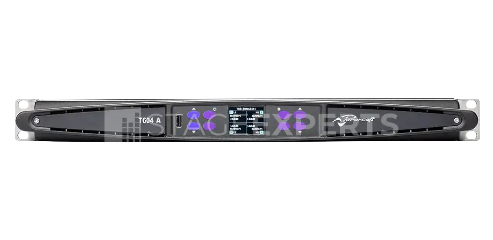 Powersoft T604A 4-Channel 1U Touring Amplifier with DSP