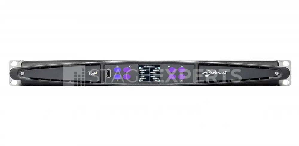 Powersoft T604 DSP + Dante Amplifier | 5-Year Guarantee