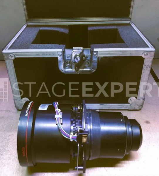 Barco TLD‑HB 1.6–2.0:1 Lens with Flight Case | FLM/SLM Projectors