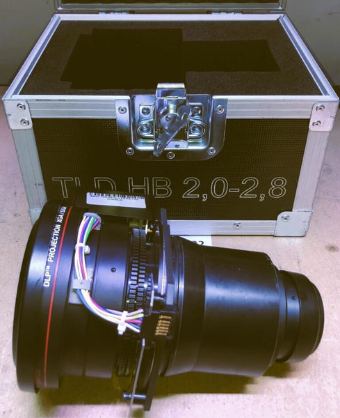 Barco TLD-HB 2.0–2.8:1 Lens for FLM/SLM with Flight Case