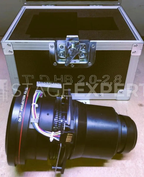 Barco TLD-HB 2.0–2.8:1 Lens for FLM/SLM with Flight Case