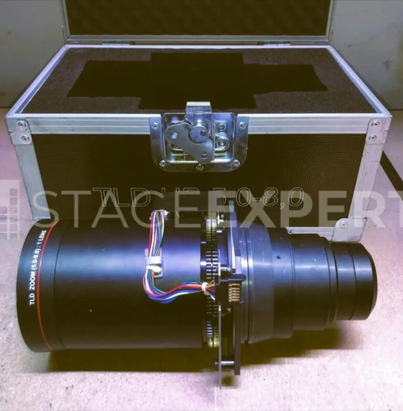 Barco TLD‑HB 5.0–8.0:1 Lens for FLM/SLM with Flightcase