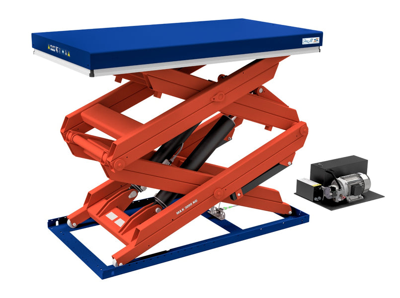 EdmoLift TMD 3000 Hydraulic Scissor Lift Table – 3000 kg