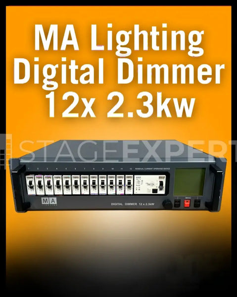 MA Lighting Digital Dimmer 12 x 2.3kVA – 12ch Rack