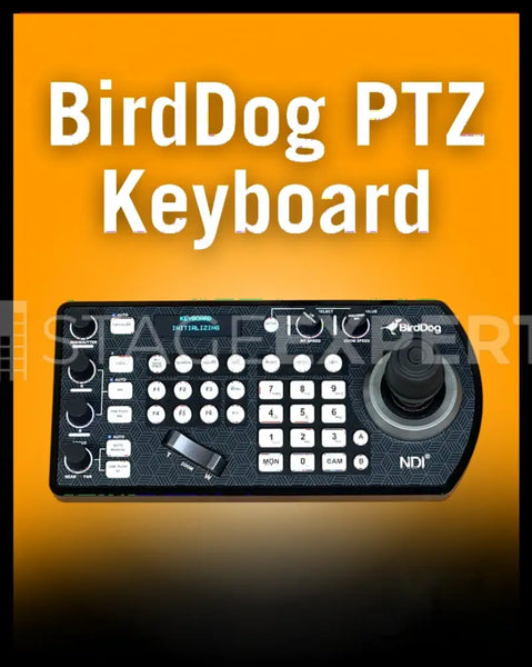 BirdDog PTZ Keyboard Controller – NDI/VISCA, PoE Control