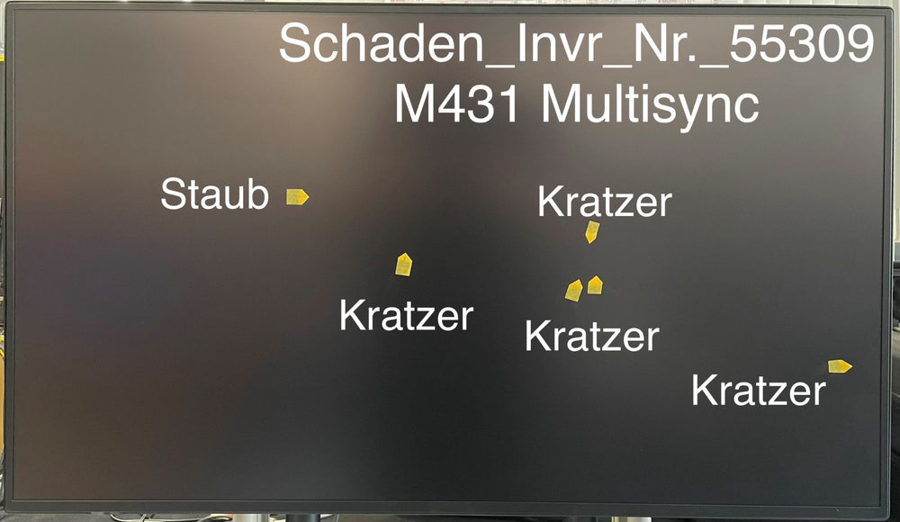 NEC MultiSync M431 43-inch UHD Displays – Lot of 4