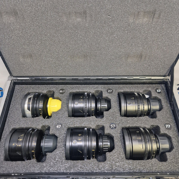 Tribe7 BLACKWING7 8‑Lens Set 20.7–137mm with Cases & Caps