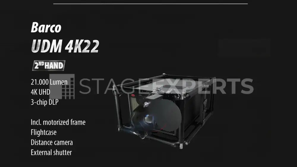 Barco UDM 4K22 Laser Projector – 4K UHD for Live Events
