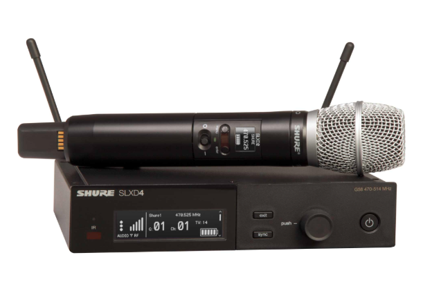 Shure SLXD24E/SM86 K59 Digital Wireless Handheld System