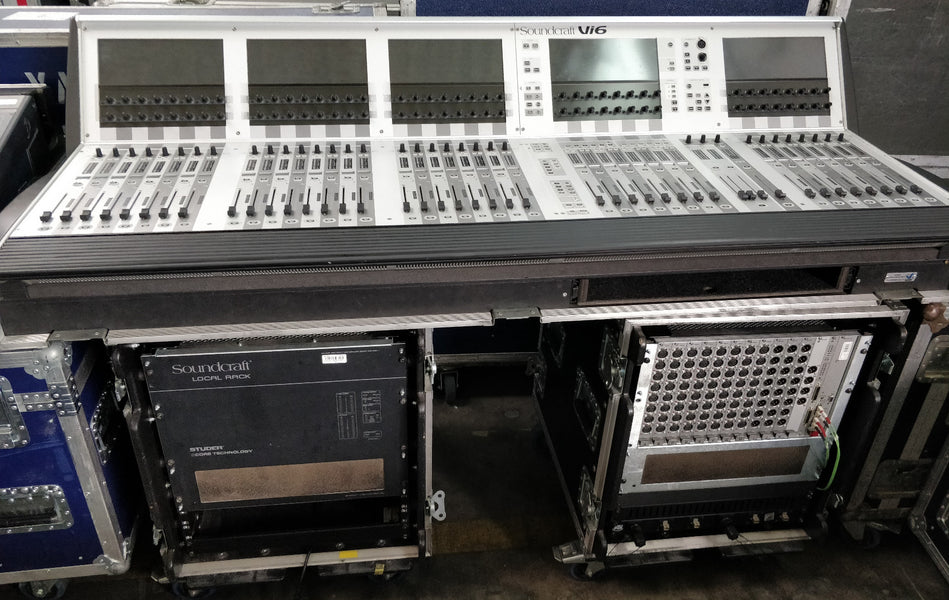 Soundcraft Vi600 set with Local Rack and Stagerack included