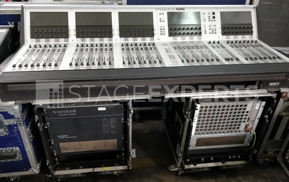 Soundcraft Vi600 set with Local Rack & Stagerack included