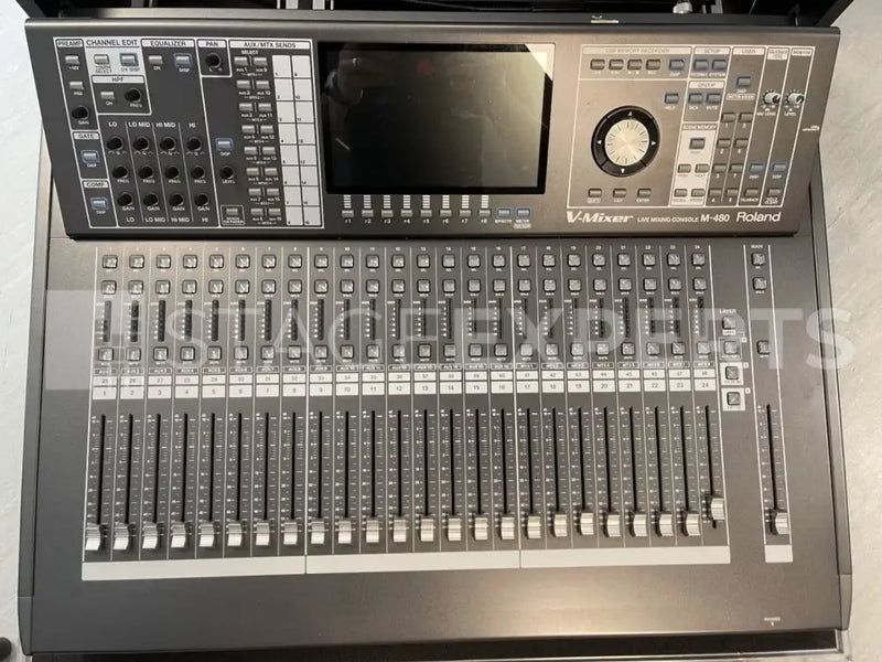 Roland M-480 V-Mixer Digital Console with Flight Case | 48ch