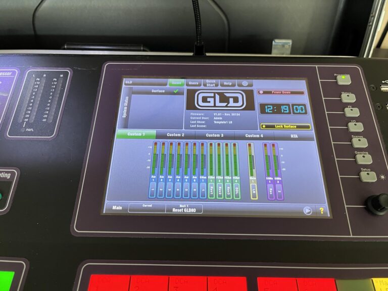 Allen & Heath GLD-80 Digital Mixer with SKB Case & Lamp
