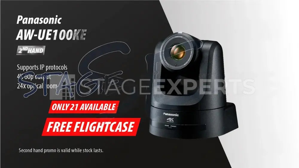 PAN/TILT CAMERA - PANASONIC AW-UE100KE - Used