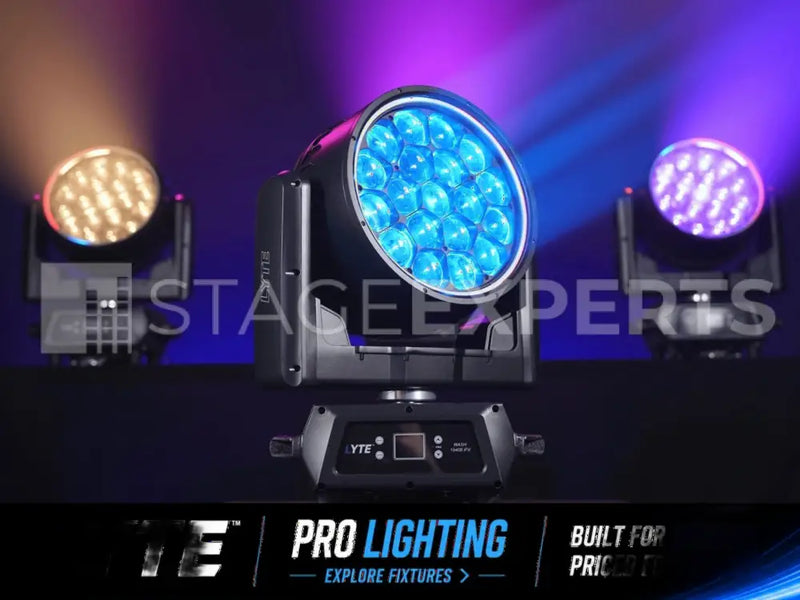 LYTE WASH 1940B IPX moving wash light | IP65, Art-Net