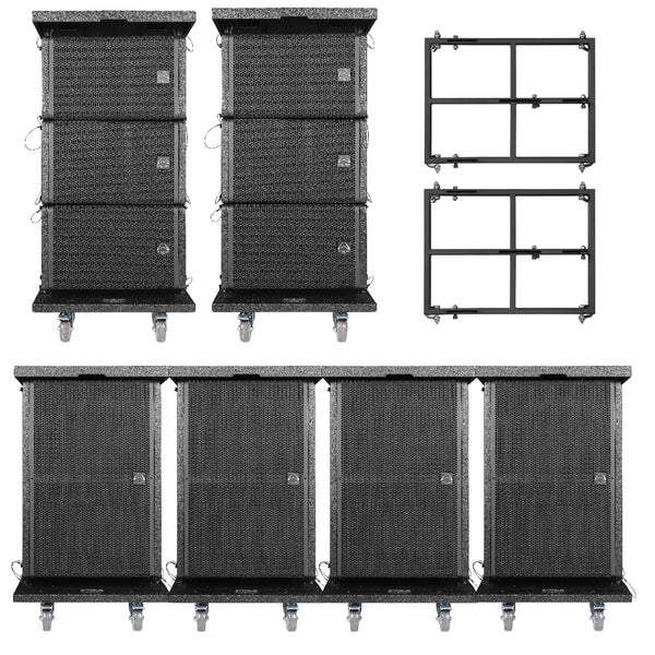 Wharfedale Pro WLA-115 System Medium with WLA-121 Subs