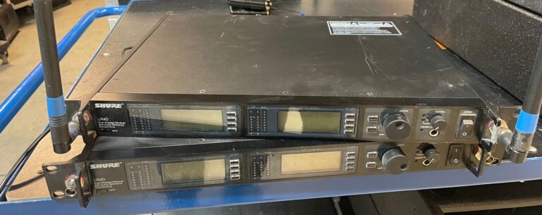 Shure UHF-R UR4D/UR4D+ 3x Dual Receivers Bundle P8
