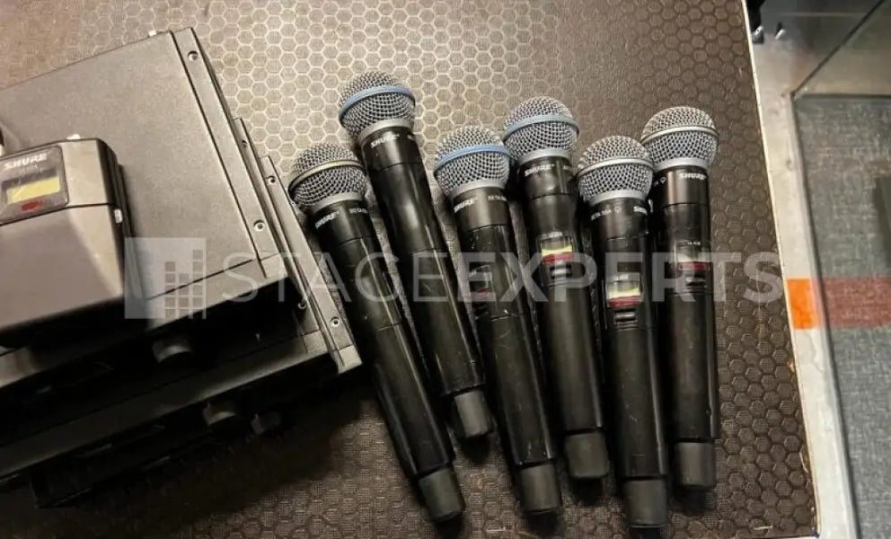 Shure ULX-D P51 Wireless System – 6Rx/6HH/4BP Digital AES-256