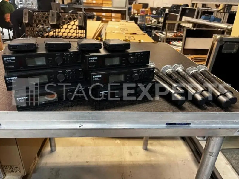 Shure ULX-D P51 Wireless System – 6Rx/6HH/4BP Digital AES-256