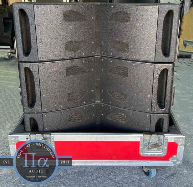 Outline Mantas line-array modules with flightcases – used
