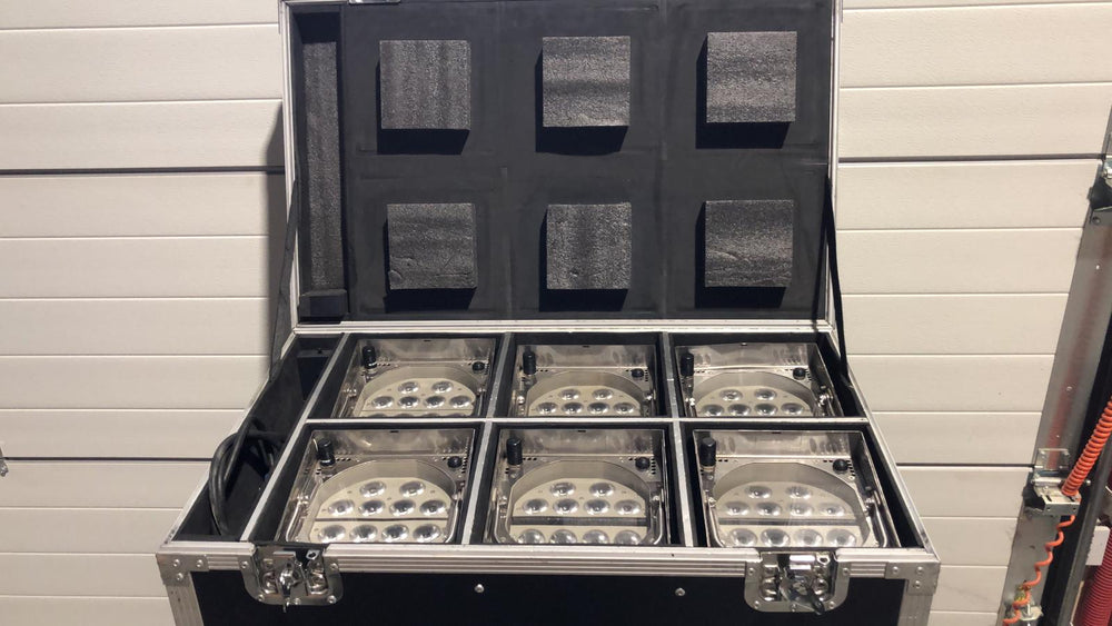 Showtec Eventspot 1900MKII bundle with spares and cases
