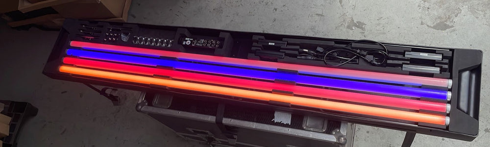 Astera Hyperion 2m LED Tube Set – 4x with Case & PSU