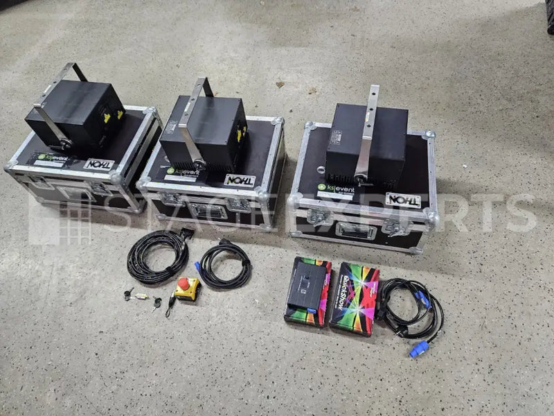 Kvant Clubmaxx Laser Set: 1x 3400 + 2x 3000 with cases