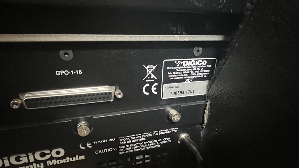 DiGiCo SD7 Quantum Control Surface – Pro Digital Mixer
