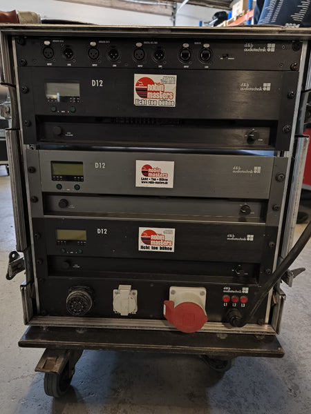 d&b audiotechnik D12 Touring Rack (3‑unit) with Power Dist
