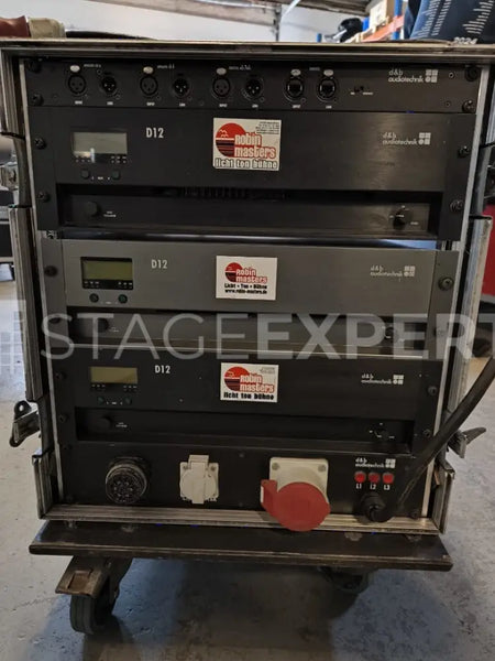 d&b audiotechnik D12 3‑Unit Touring Rack with Power Dist