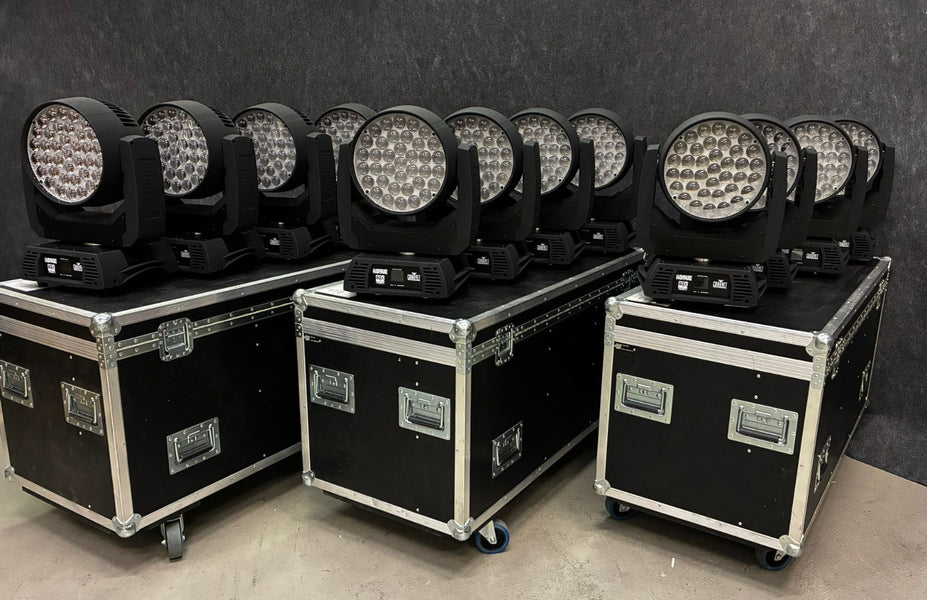 Chauvet Professional Rogue R3X Wash – 12 Fixtures with Cases