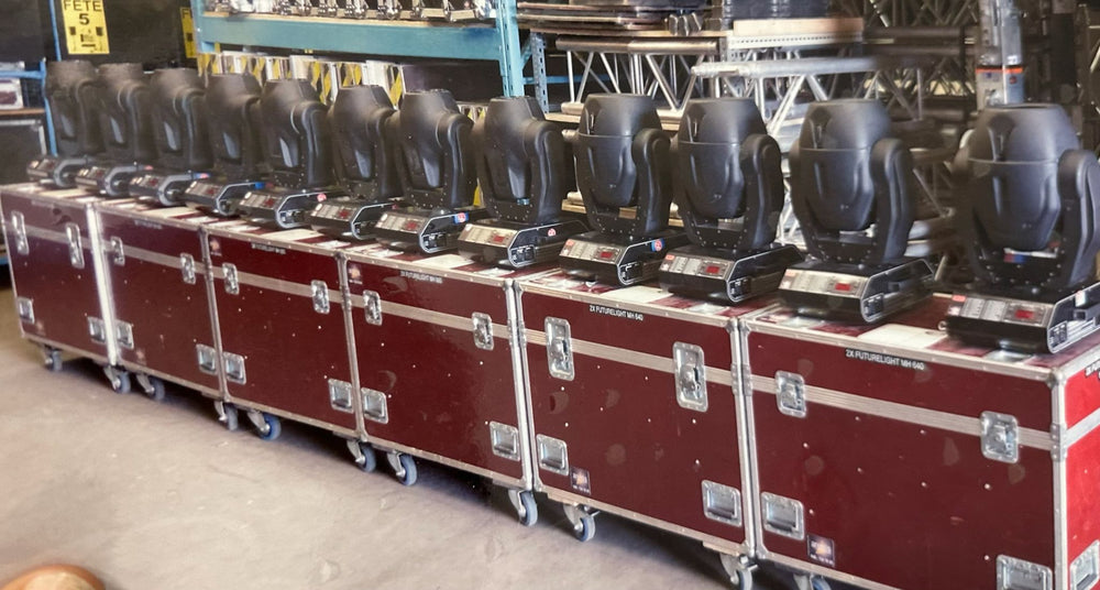 Futurelight MH660/640 Moving Head Set with Cases & Controller