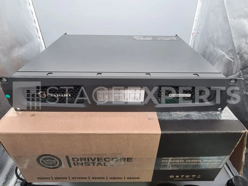 Crown DCI 8 300 8‑Channel Install Amplifier, 300 W/Ch