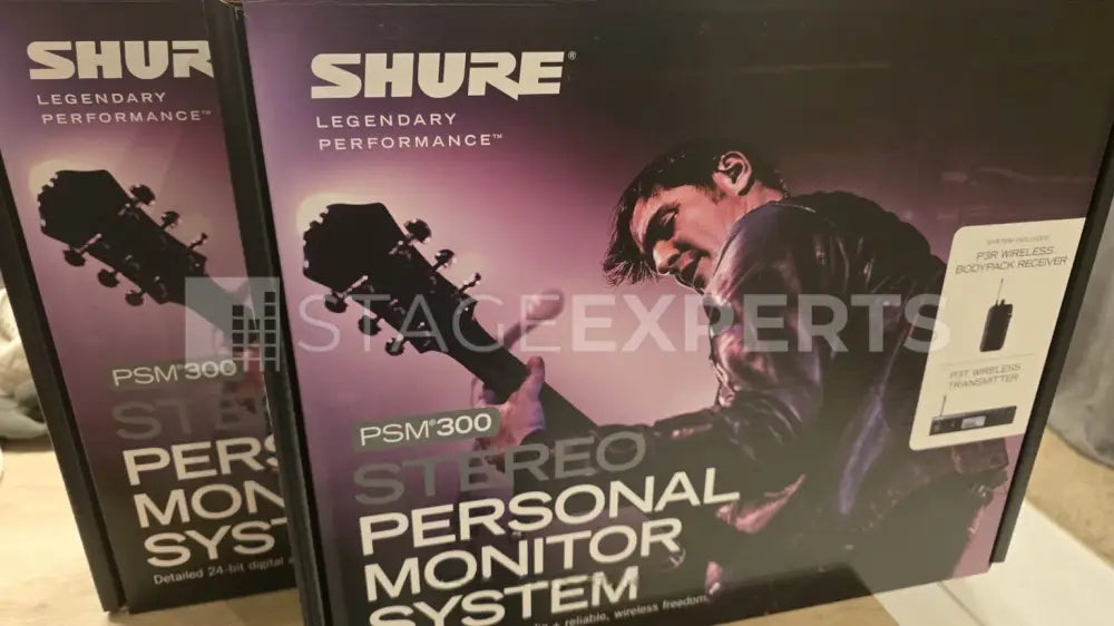 Shure PSM 300 IEM System – 2x P3T & 2x P3R, H20 (518–542 MHz)