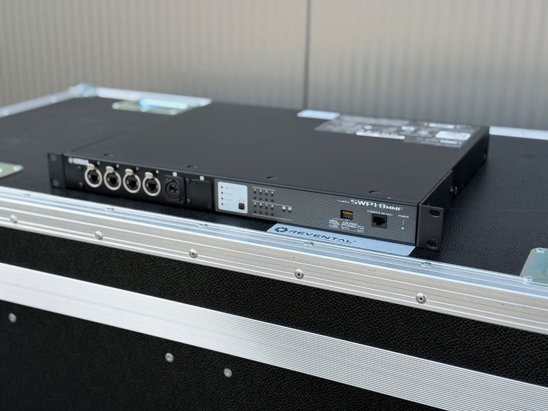 Yamaha SWP1-8MMF L2 Switch – Dante-ready Network Switch