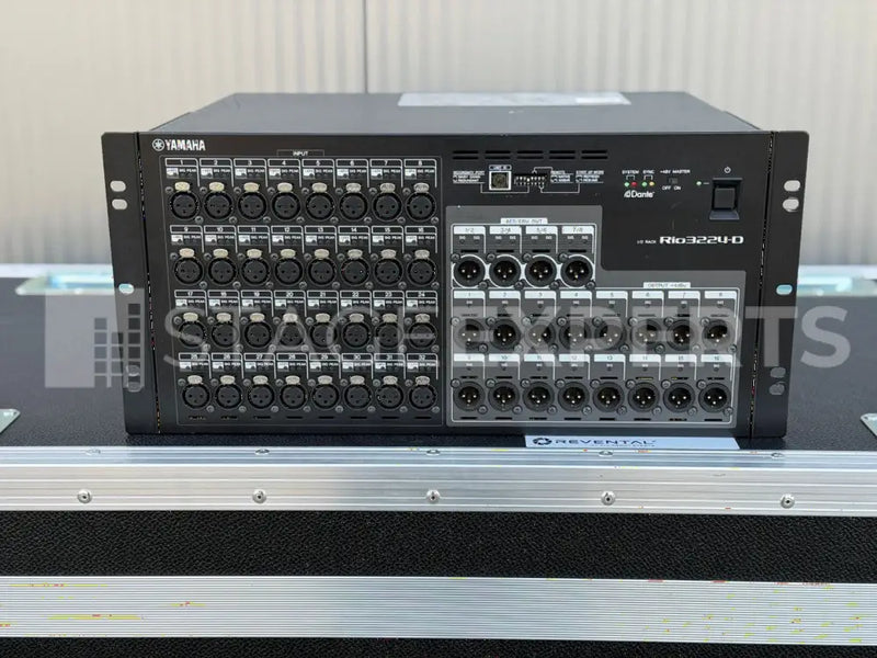 Yamaha Rio3224-D Dante Stagebox – 32x24 I/O, No Case