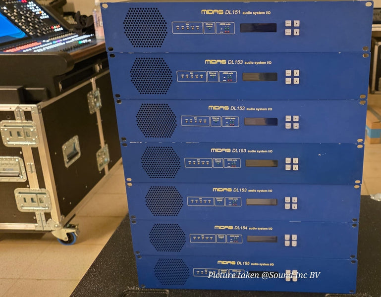 Midas DL15x Stage Boxes – DL151, DL153, DL154, DL155