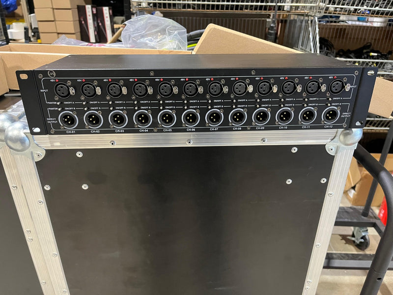 12-Channel Audio Splitter with Ground Lifts – 3-Way Outputs