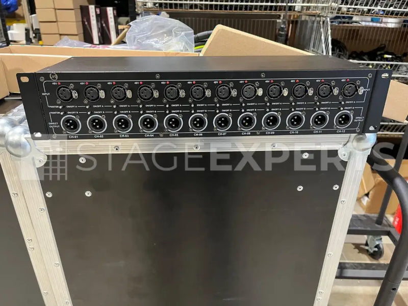 12‑Channel Audio Splitter – 3‑Way Outputs with Ground Lifts