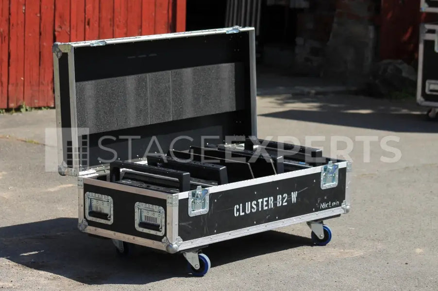 ROXX CLUSTER Blinder B2 W Set with Flight Case | IP65 LED