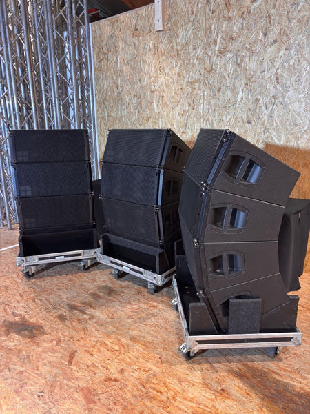 d&b audiotechnik V-Series: V8/V12, V-Subs, D40 amps & frames