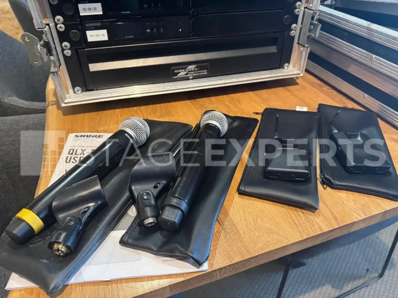 Shure QLXD Wireless Systems with Cases, Panels & Antennas