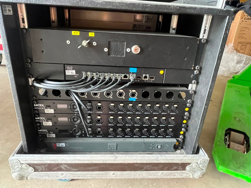 ArtNet Node Rack with UPS and Flightcase – Complete Setup