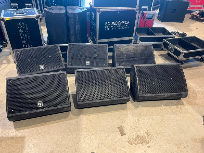 Electro-Voice Xw12 Stage Monitors – Set of 8 with Cases