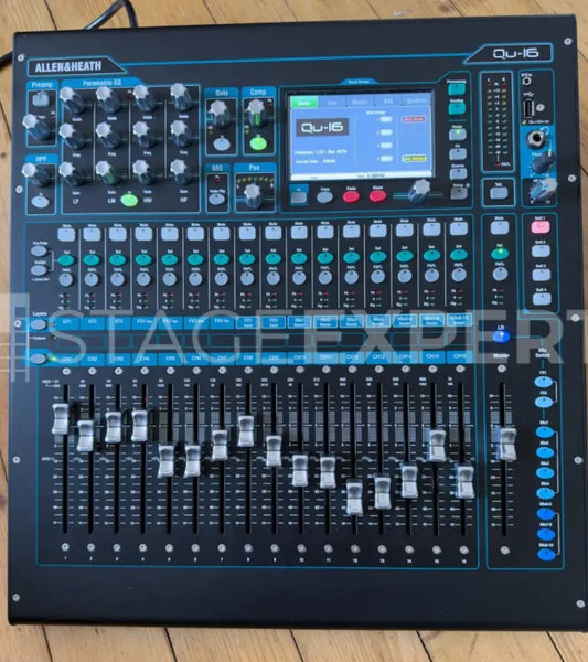 Allen & Heath Qu-16 Chrome Digital Mixer – 16-In/32x32 USB