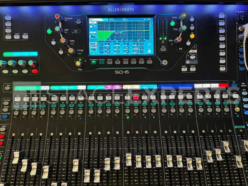 Allen & Heath SQ-6 + 2x DT168 Dante Bundle, with Cases