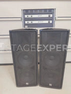 Electro-Voice T252+ Tops with Q44 & Q1212 Amplifiers Set